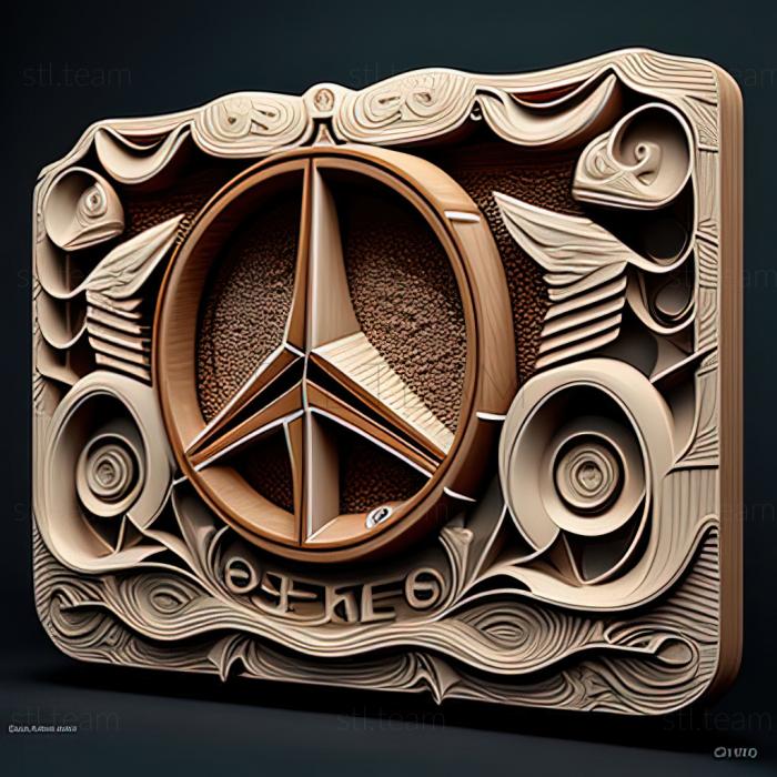 3D модель Mercedes Benz GL (STL)